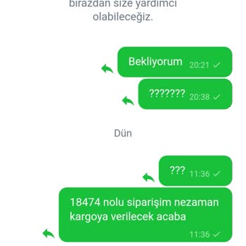 Cocowiss Chocolate'dan Siparişlerim Nerede?