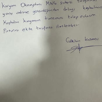 Kayıp Kargo Ve Geciken Ödeme Sorunu