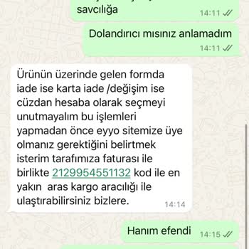 Yanlış Beden Ve İlgisiz Müşteri Hizmetleri