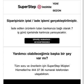 Stokta Olan Ürünün Sipariş İptali Sorunu
