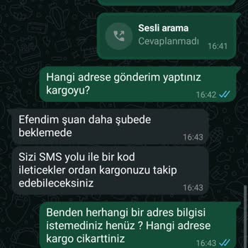 Ödeme Alındı, Kargo Gönderilmedi