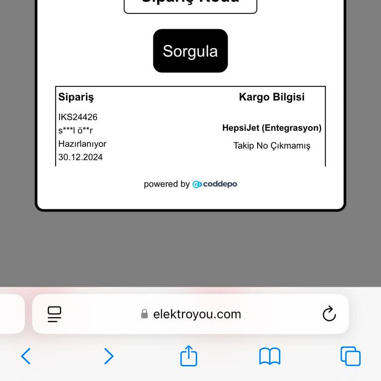 Kargo Sorunu Ve İletişimsizlik Mağduriyeti