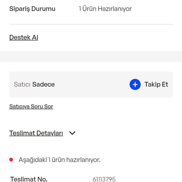 İdefix'ten Aldığım Ürün Kargoya Verilmedi
