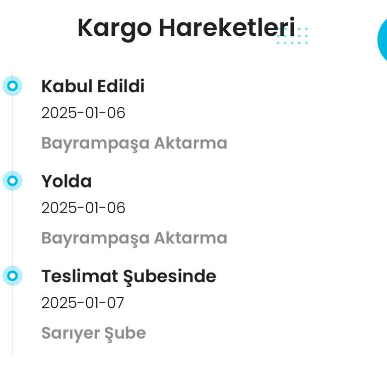 Sarıyer Şubesi'nde Bekleyen Kargo Sorunu