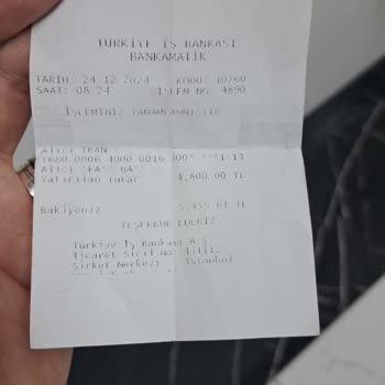 ATM'de Yutulan 5000 TL: Acil Çözüm Bekliyorum