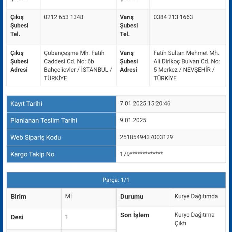 Kargo Teslimatında Yaşanan Sorunlar