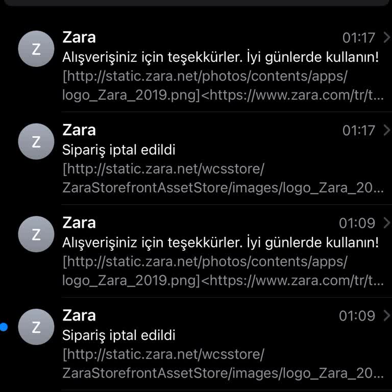 Zara'da Onaylanan Siparişler Sürekli İptal Ediliyor