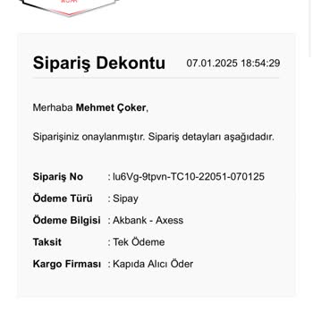 Kargoya Verilmeyen Ürün Ve İletişimsizlik Sorunu