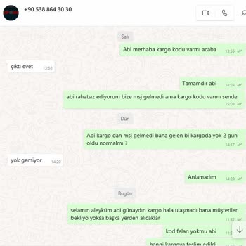 Kargo Gecikmesi Ve İletişim Sorunu