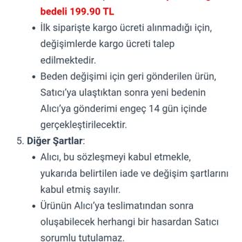 Ürün Değişiminde Zorluk Ve Ekstra Kargo Ücreti Şoku