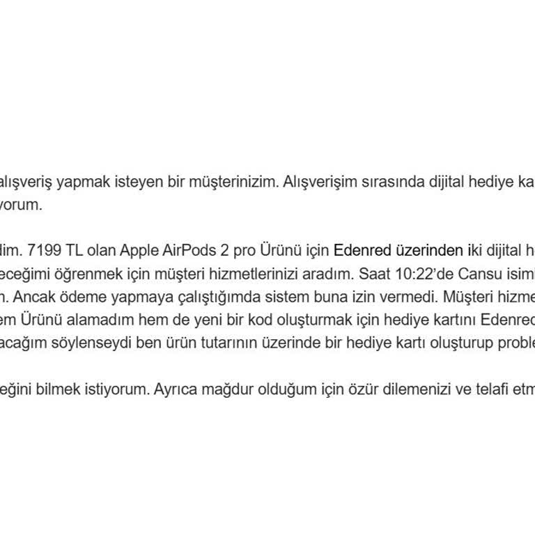 Yanlış Yönlendirme Nedeniyle Airpods Pro 2. Nesil Satın Alma Sorunu