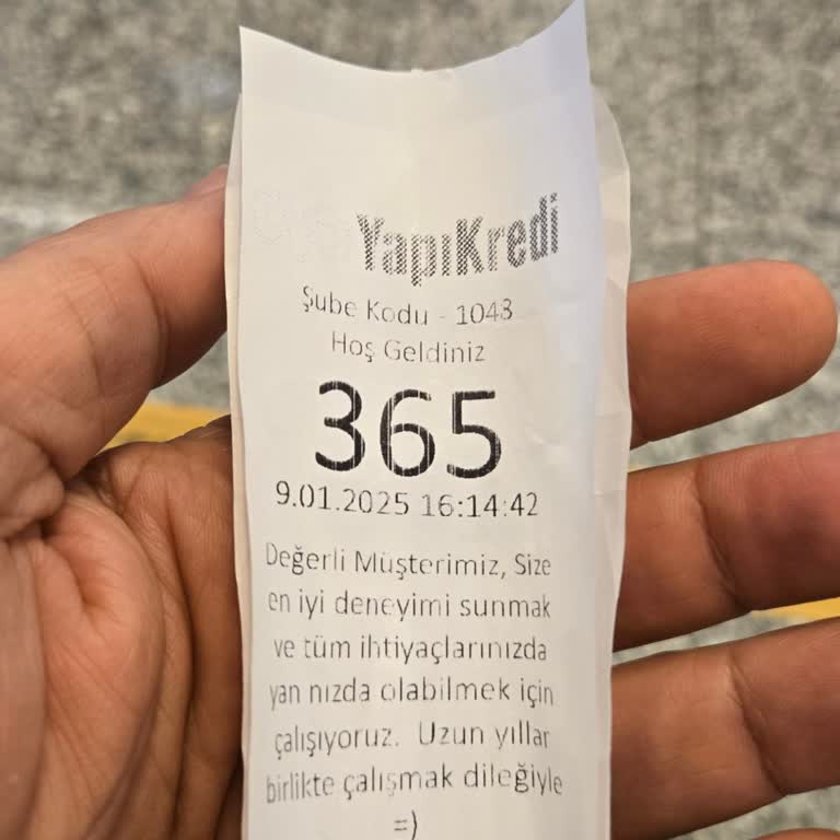 Yapı Kredi Taşdelen Şubesinde Bitmeyen Bekleyiş
