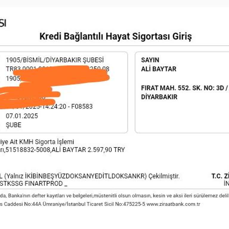 İzinsiz Hayat Sigortası Kesintisi Ve İletişim Sorunu