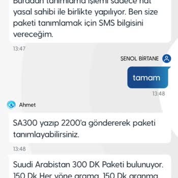 Turkcell'de Yanıltıcı Paket Aktivasyonu Ve Müşteri Hizmetleri Sorunu