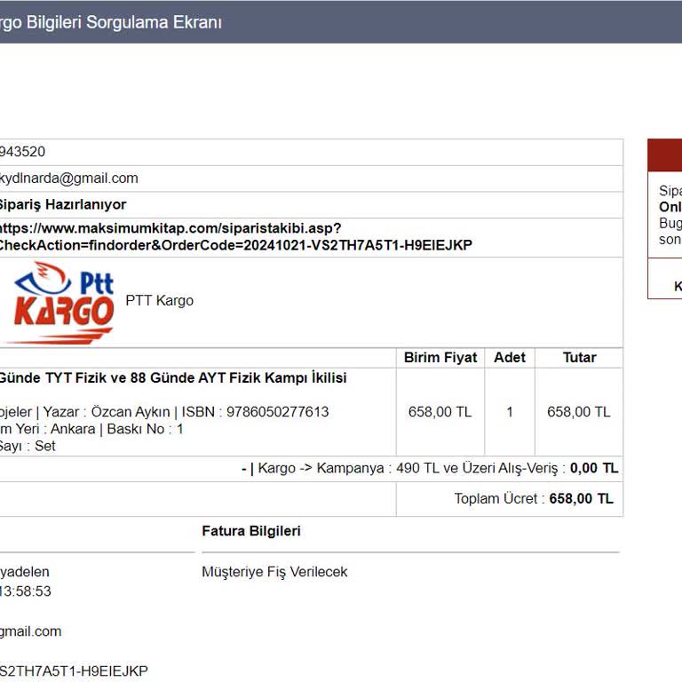 Sipariş İptali Ve İade Talebi: Uzun Süreli Teslimat Sorunu