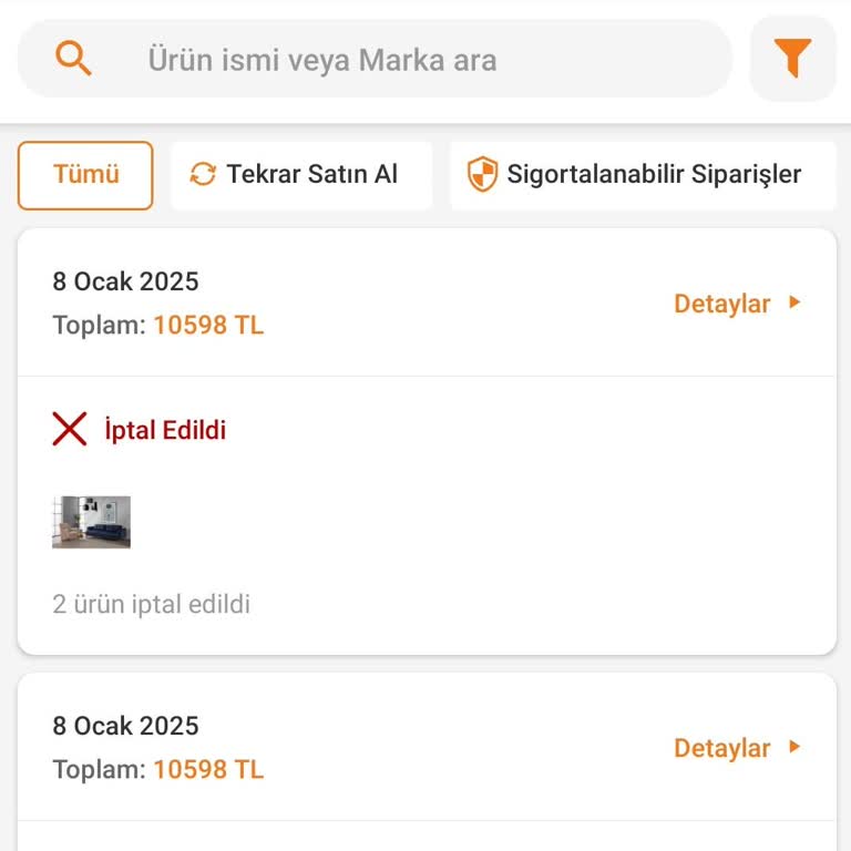 Trendyol'da Kanepe Siparişi Hayal Kırıklığı: Paramı Geri İstiyorum!