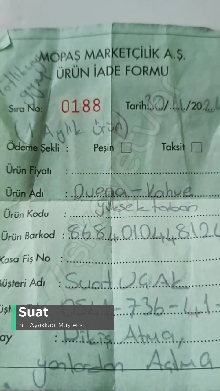 İnci Ayakkabı Sebepsiz Yerine Ürün İade Ret Yedim! videonun kapak resmi