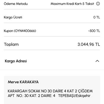 Karaca'dan Fahiş Fiyat Şoku Ve İptal Edilen Sipariş