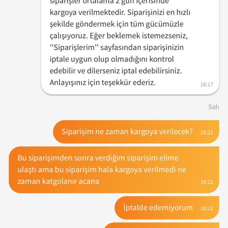 Trendyol Milla Siparişim Hâlâ Kargoya Verilmedi Ve Satıcıdan Yanıt Alamıyorum