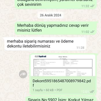 Sipariş Gönderilmiyor Ve İletişim Sağlanamıyor