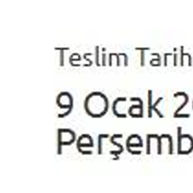Özel Günlerde Güven Sarsan Teslimat Sorunu