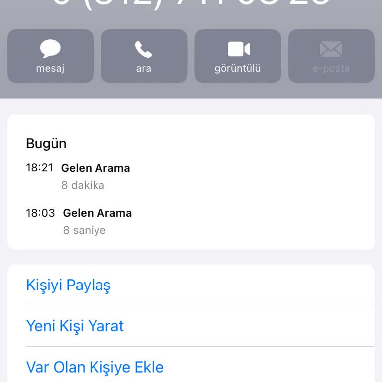 03127110825 Bilinmeyen Anket Çağrısı Hakkında Endişe