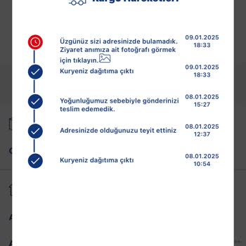 Aras Kargo Yanıltıcı Teslimat Bildirimleri Ve Boş Fotoğraf Sorunu