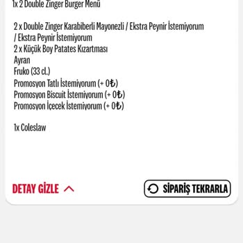KFC Sipariş İadesinde 20 Günlük Bekleyiş