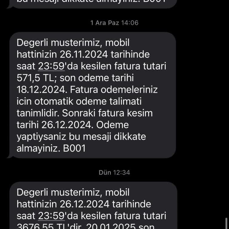 Türk Telekom'da Beklenmedik Fatura Şoku