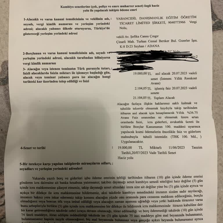 Hizmet Almadığım Kurs İçin Haksız İcra Takibi