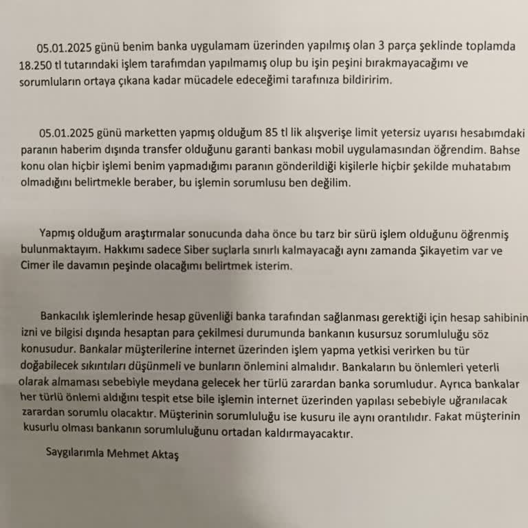 Garanti Bankası'nda Güvenlik Açığı Ve Sorumluluk Reddi
