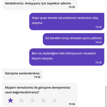 Getir Yemek'te Onaysız Sipariş Ve İletişim Sorunu