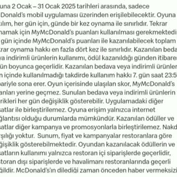 McDonald's Burger Crush: Kazanılan Menüler Neden Erken Siliniyor