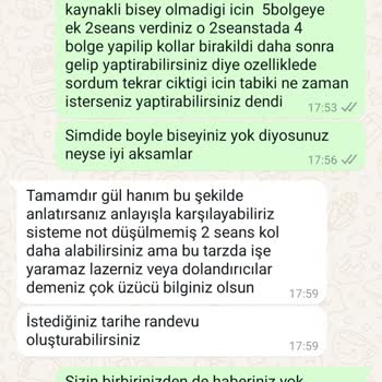Lazer Epilasyonda Hayal Kırıklığı Ve İletişim Sorunları
