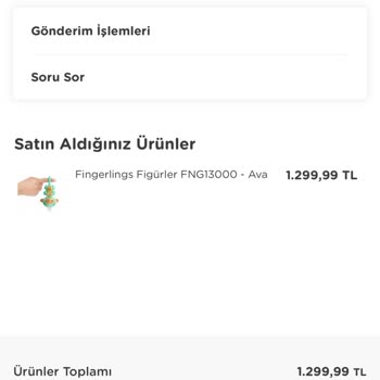 Stokta Olan Ürün Siparişi Keyfi İptal Edildi