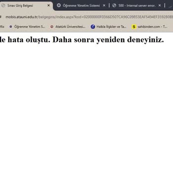 Üniversitenin Yetersiz Hizmetleri Ve Ulaşılmazlığı