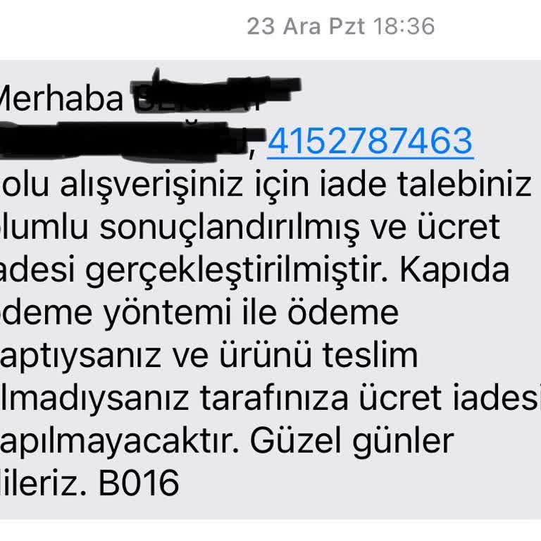 Boyner'den İade Edilmeyen Ücret Şoku