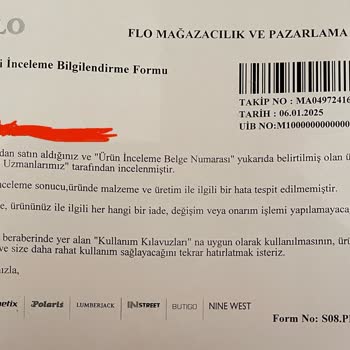 FLO Mağazası Ürün İadesinde Müşteriyi Mağdur Ediyor