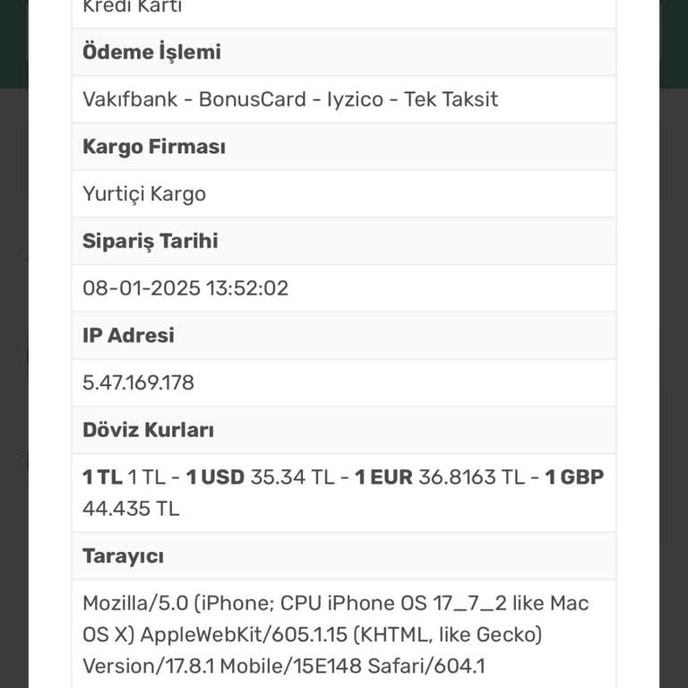 Filtrepazari.com.tr Alışverişte Stok ve İade Sorunları