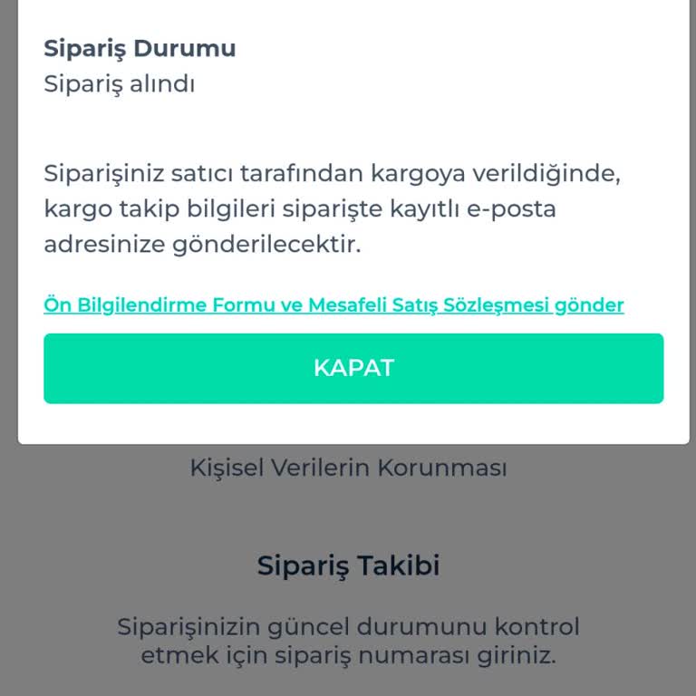 Senaccakmak Parasını Aldığı Siparişimi Göndermiyor
