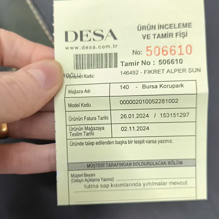Desa'dan Alınan Çanta Kısa Sürede Bozuldu: Tüketici Mağduriyeti