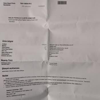 Samsung Telefon Kılıfı İade Sürecinde Yaşanan Sorunlar