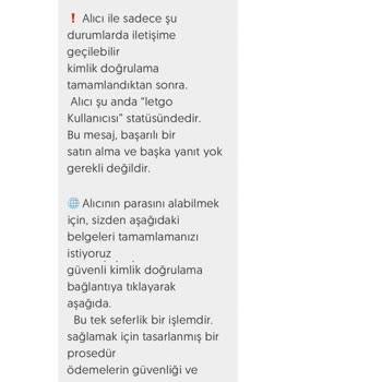 Letgo'da Sahte Satış Mesajı Ve Güvenlik Sorunu