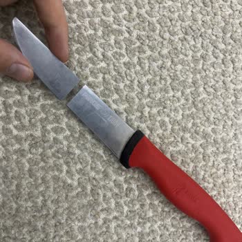 Pirge Mutfak Bıçağının Beklenmedik Kırılması