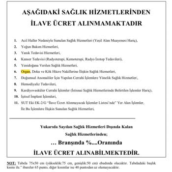 Ücretsiz Denilen Organ Nakli İçin Zorunlu Ek Ücretler