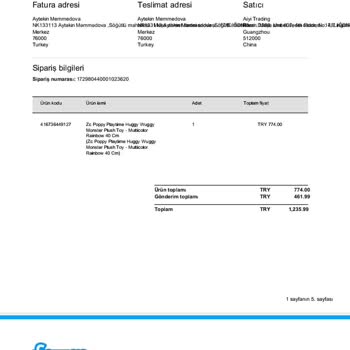 Fruugo'dan Sipariş Verdim, Ürün Ulaşmadı Ve İletişim Kuramıyorum!