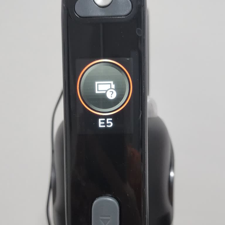 E5 Hatası İle Karşılaşılan Süpürge Sorunu