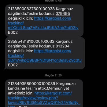 Kargoist Eyüp Şubesi Teslimat Sorunları Ve Yanıltıcı Mesajlar