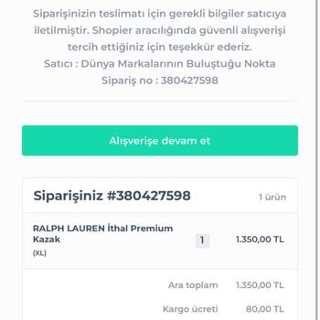 Yanlış Sipariş Ve İletişim Sorunları