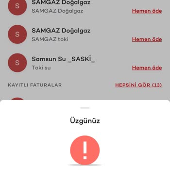 Samgaz Fatura Ödemelerinde Yaşanan Sorunlar Ve Yüksek Komisyon Ücretleri